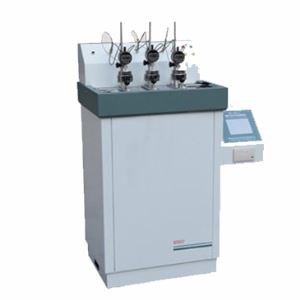 Tester di temperatura Poing Softening a controllo computerizzato a 3 stazioni modello HDT e VICAT controllato da computer